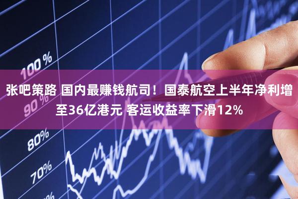 张吧策路 国内最赚钱航司！国泰航空上半年净利增至36亿港元 客运收益率下滑12%