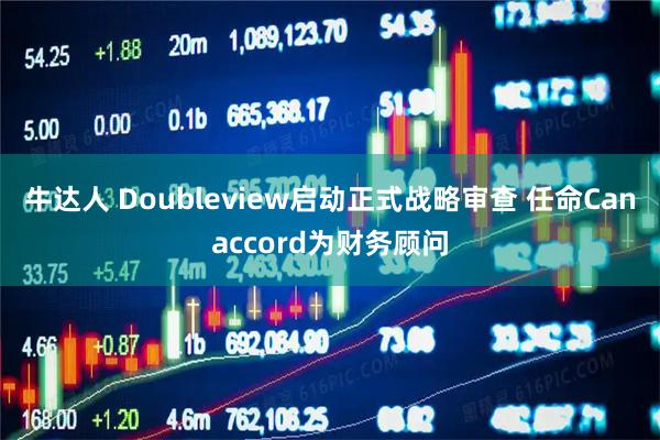 牛达人 Doubleview启动正式战略审查 任命Canaccord为财务顾问
